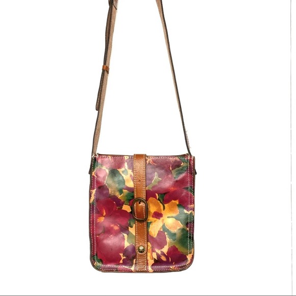Patricia Nash Venezia Pouch Crossbody Floral